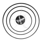 kelvo® DIAMOND KLV-101-0241-V2 Κρεμαστό Φωτιστικό Οροφής LED 150W 15000lm 180° AC 220-240V IP20 Ρυθμιζόμενο Λευκό CCT με Χειριστήριο από 2700K έως 6000K Dimmable – Lumileds SMD Chip – Μαύρο Ματ – Μ100 x Π100 x Υ100cm – 3 Χρόνια Εγγύηση