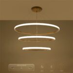 kelvo® DIAMOND KLV-101-0242 Κρεμαστό Φωτιστικό Οροφής LED 150W 15000lm 180° AC 220-240V IP20 Ρυθμιζόμενο Λευκό CCT με Χειριστήριο από 2700K έως 6000K Dimmable – Lumileds SMD Chip – Χρυσό Πλατίνα – Μ100 x Π100 x Υ100cm – 3 Χρόνια Εγγύηση