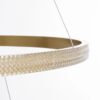 kelvo® DIAMOND KLV-101-0242 Κρεμαστό Φωτιστικό Οροφής LED 150W 15000lm 180° AC 220-240V IP20 Ρυθμιζόμενο Λευκό CCT με Χειριστήριο από 2700K έως 6000K Dimmable – Lumileds SMD Chip – Χρυσό Πλατίνα – Μ100 x Π100 x Υ100cm – 3 Χρόνια Εγγύηση