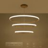 kelvo® DIAMOND KLV-101-0242-V2 Κρεμαστό Φωτιστικό Οροφής LED 150W 15000lm 180° AC 220-240V IP20 Ρυθμιζόμενο Λευκό CCT με Χειριστήριο από 2700K έως 6000K Dimmable – Lumileds SMD Chip – Χρυσό Πλατίνα – Μ100 x Π100 x Υ100cm – 3 Χρόνια Εγγύηση