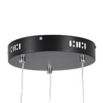 kelvo® DIAMOND KLV-101-0243 Κρεμαστό Φωτιστικό Οροφής LED 100W 10000lm 180° AC 220-240V IP20 Ρυθμιζόμενο Λευκό CCT με Χειριστήριο από 2700K έως 6000K Dimmable – Lumileds SMD Chip – Μαύρο Ματ – Μ110 x Π110 x Υ60cm – 3 Χρόνια Εγγύηση