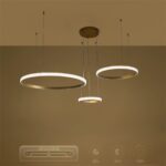 kelvo® DIAMOND KLV-101-0244 Κρεμαστό Φωτιστικό Οροφής LED 100W 10000lm 180° AC 220-240V IP20 Ρυθμιζόμενο Λευκό CCT με Χειριστήριο από 2700K έως 6000K Dimmable – Lumileds SMD Chip – Χρυσό Πλατίνα – Μ110 x Π110 x Υ60cm – 3 Χρόνια Εγγύηση