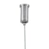 kelvo® DIAMOND KLV-101-0244 Κρεμαστό Φωτιστικό Οροφής LED 100W 10000lm 180° AC 220-240V IP20 Ρυθμιζόμενο Λευκό CCT με Χειριστήριο από 2700K έως 6000K Dimmable – Lumileds SMD Chip – Χρυσό Πλατίνα – Μ110 x Π110 x Υ60cm – 3 Χρόνια Εγγύηση
