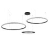 kelvo® DIAMOND KLV-101-0245 Κρεμαστό Φωτιστικό Οροφής LED 150W 15000lm 180° AC 220-240V IP20 Ρυθμιζόμενο Λευκό CCT με Χειριστήριο από 2700K έως 6000K Dimmable – Lumileds SMD Chip – Μαύρο Ματ – Μ170 x Π170 x Υ60cm – 3 Χρόνια Εγγύηση