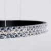 kelvo® DIAMOND KLV-101-0245 Κρεμαστό Φωτιστικό Οροφής LED 150W 15000lm 180° AC 220-240V IP20 Ρυθμιζόμενο Λευκό CCT με Χειριστήριο από 2700K έως 6000K Dimmable – Lumileds SMD Chip – Μαύρο Ματ – Μ170 x Π170 x Υ60cm – 3 Χρόνια Εγγύηση