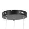 kelvo® DIAMOND KLV-101-0245 Κρεμαστό Φωτιστικό Οροφής LED 150W 15000lm 180° AC 220-240V IP20 Ρυθμιζόμενο Λευκό CCT με Χειριστήριο από 2700K έως 6000K Dimmable – Lumileds SMD Chip – Μαύρο Ματ – Μ170 x Π170 x Υ60cm – 3 Χρόνια Εγγύηση