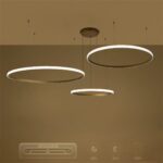 kelvo® DIAMOND KLV-101-0246 Κρεμαστό Φωτιστικό Οροφής LED 150W 15000lm 180° AC 220-240V IP20 Ρυθμιζόμενο Λευκό CCT με Χειριστήριο από 2700K έως 6000K Dimmable – Lumileds SMD Chip – Χρυσό Πλατίνα – Μ170 x Π170 x Υ60cm – 3 Χρόνια Εγγύηση