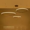 kelvo® DIAMOND KLV-101-0246 Κρεμαστό Φωτιστικό Οροφής LED 150W 15000lm 180° AC 220-240V IP20 Ρυθμιζόμενο Λευκό CCT με Χειριστήριο από 2700K έως 6000K Dimmable – Lumileds SMD Chip – Χρυσό Πλατίνα – Μ170 x Π170 x Υ60cm – 3 Χρόνια Εγγύηση