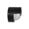 kelvo® NEXA KLV-101-0253 Φωτιστικό Τοίχου / Απλίκα LED 6W 360lm 180° AC 220-240V Αδιάβροχο IP65 Μπλε – Sanan SMD Chip & TÜV SÜD Driver – Μαύρο Ματ – Μ11 x Π9 x Υ11cm – 5 Χρόνια Εγγύηση