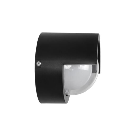 kelvo® NEXA KLV-101-0253 Φωτιστικό Τοίχου / Απλίκα LED 6W 360lm 180° AC 220-240V Αδιάβροχο IP65 Μπλε – Sanan SMD Chip & TÜV SÜD Driver – Μαύρο Ματ – Μ11 x Π9 x Υ11cm – 5 Χρόνια Εγγύηση