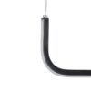 kelvo® LINARIA KLV-101-0255 Κρεμαστό Φωτιστικό Οροφής LED 36W 3600lm 180° AC 220-240V IP20 Ρυθμιζόμενο Λευκό CCT με Χειριστήριο από 2700K έως 6000K Dimmable – Lumileds SMD Chip – Μαύρο Ματ – Μ120 x Π2 x Υ10cm – 3 Χρόνια Εγγύηση