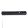 kelvo® LINARIA KLV-101-0255 Κρεμαστό Φωτιστικό Οροφής LED 36W 3600lm 180° AC 220-240V IP20 Ρυθμιζόμενο Λευκό CCT με Χειριστήριο από 2700K έως 6000K Dimmable – Lumileds SMD Chip – Μαύρο Ματ – Μ120 x Π2 x Υ10cm – 3 Χρόνια Εγγύηση