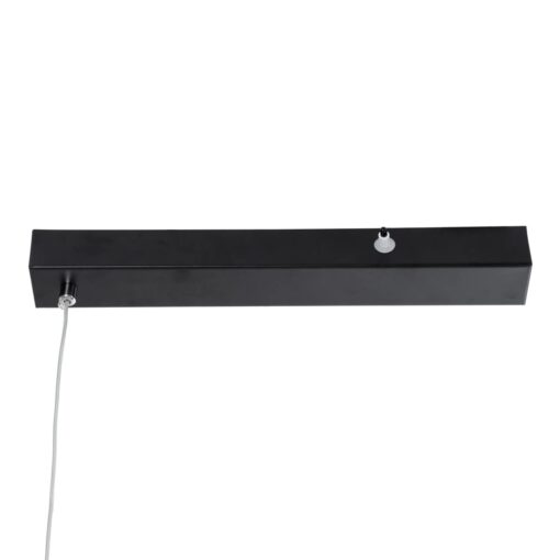 kelvo® LINARIA KLV-101-0255 Κρεμαστό Φωτιστικό Οροφής LED 36W 3600lm 180° AC 220-240V IP20 Ρυθμιζόμενο Λευκό CCT με Χειριστήριο από 2700K έως 6000K Dimmable – Lumileds SMD Chip – Μαύρο Ματ – Μ120 x Π2 x Υ10cm – 3 Χρόνια Εγγύηση