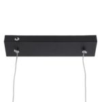 kelvo® LINARIA KLV-101-0258 Κρεμαστό Φωτιστικό Οροφής LED 72W 7200lm 180° AC 220-240V IP20 Ρυθμιζόμενο Λευκό CCT με Χειριστήριο από 2700K έως 6000K Dimmable – Lumileds SMD Chip – Μαύρο Ματ – Μ130 x Π4 x Υ25cm – 3 Χρόνια Εγγύηση
