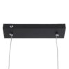 kelvo® LINARIA KLV-101-0258-V2 Κρεμαστό Φωτιστικό Οροφής LED 72W 7200lm 180° AC 220-240V IP20 Ρυθμιζόμενο Λευκό CCT με Χειριστήριο από 2700K έως 6000K Dimmable – Lumileds SMD Chip – Μαύρο Ματ – Μ220 x Π4 x Υ25cm – 3 Χρόνια Εγγύηση