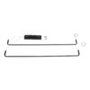 kelvo® LINARIA KLV-101-0258-V2 Κρεμαστό Φωτιστικό Οροφής LED 72W 7200lm 180° AC 220-240V IP20 Ρυθμιζόμενο Λευκό CCT με Χειριστήριο από 2700K έως 6000K Dimmable – Lumileds SMD Chip – Μαύρο Ματ – Μ220 x Π4 x Υ25cm – 3 Χρόνια Εγγύηση
