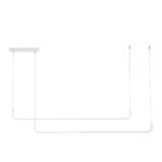 kelvo® LINARIA KLV-101-0259 Κρεμαστό Φωτιστικό Οροφής LED 72W 7200lm 180° AC 220-240V IP20 Ρυθμιζόμενο Λευκό CCT με Χειριστήριο από 2700K έως 6000K Dimmable – Lumileds SMD Chip – Λευκό Ματ – Μ130 x Π4 x Υ25cm – 3 Χρόνια Εγγύηση