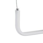 kelvo® LINARIA KLV-101-0259 Κρεμαστό Φωτιστικό Οροφής LED 72W 7200lm 180° AC 220-240V IP20 Ρυθμιζόμενο Λευκό CCT με Χειριστήριο από 2700K έως 6000K Dimmable – Lumileds SMD Chip – Λευκό Ματ – Μ130 x Π4 x Υ25cm – 3 Χρόνια Εγγύηση