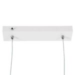 kelvo® LINARIA KLV-101-0259 Κρεμαστό Φωτιστικό Οροφής LED 72W 7200lm 180° AC 220-240V IP20 Ρυθμιζόμενο Λευκό CCT με Χειριστήριο από 2700K έως 6000K Dimmable – Lumileds SMD Chip – Λευκό Ματ – Μ130 x Π4 x Υ25cm – 3 Χρόνια Εγγύηση