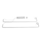 kelvo® LINARIA KLV-101-0259 Κρεμαστό Φωτιστικό Οροφής LED 72W 7200lm 180° AC 220-240V IP20 Ρυθμιζόμενο Λευκό CCT με Χειριστήριο από 2700K έως 6000K Dimmable – Lumileds SMD Chip – Λευκό Ματ – Μ130 x Π4 x Υ25cm – 3 Χρόνια Εγγύηση