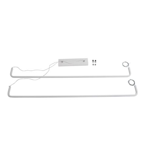 kelvo® LINARIA KLV-101-0259 Κρεμαστό Φωτιστικό Οροφής LED 72W 7200lm 180° AC 220-240V IP20 Ρυθμιζόμενο Λευκό CCT με Χειριστήριο από 2700K έως 6000K Dimmable – Lumileds SMD Chip – Λευκό Ματ – Μ130 x Π4 x Υ25cm – 3 Χρόνια Εγγύηση