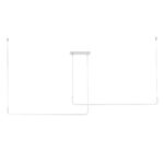 kelvo® LINARIA KLV-101-0259-V2 Κρεμαστό Φωτιστικό Οροφής LED 72W 7200lm 180° AC 220-240V IP20 Ρυθμιζόμενο Λευκό CCT με Χειριστήριο από 2700K έως 6000K Dimmable – Lumileds SMD Chip – Λευκό Ματ – Μ220 x Π4 x Υ25cm – 3 Χρόνια Εγγύηση
