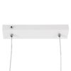 kelvo® LINARIA KLV-101-0259-V2 Κρεμαστό Φωτιστικό Οροφής LED 72W 7200lm 180° AC 220-240V IP20 Ρυθμιζόμενο Λευκό CCT με Χειριστήριο από 2700K έως 6000K Dimmable – Lumileds SMD Chip – Λευκό Ματ – Μ220 x Π4 x Υ25cm – 3 Χρόνια Εγγύηση