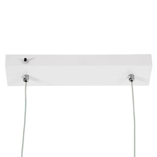 kelvo® LINARIA KLV-101-0259-V2 Κρεμαστό Φωτιστικό Οροφής LED 72W 7200lm 180° AC 220-240V IP20 Ρυθμιζόμενο Λευκό CCT με Χειριστήριο από 2700K έως 6000K Dimmable – Lumileds SMD Chip – Λευκό Ματ – Μ220 x Π4 x Υ25cm – 3 Χρόνια Εγγύηση
