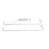 kelvo® LINARIA KLV-101-0259-V2 Κρεμαστό Φωτιστικό Οροφής LED 72W 7200lm 180° AC 220-240V IP20 Ρυθμιζόμενο Λευκό CCT με Χειριστήριο από 2700K έως 6000K Dimmable – Lumileds SMD Chip – Λευκό Ματ – Μ220 x Π4 x Υ25cm – 3 Χρόνια Εγγύηση
