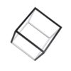 kelvo® KIBOO KLV-101-0261 Κρεμαστό Φωτιστικό Οροφής LED 36W 3600lm 360° AC 220-240V IP20 Ρυθμιζόμενο Λευκό CCT με Χειριστήριο από 2700K έως 6000K Dimmable – Lumileds SMD Chip – Μαύρο Ματ – Μ40 x Π40 x Υ40cm – 3 Χρόνια Εγγύηση