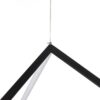 kelvo® KIBOO KLV-101-0261 Κρεμαστό Φωτιστικό Οροφής LED 36W 3600lm 360° AC 220-240V IP20 Ρυθμιζόμενο Λευκό CCT με Χειριστήριο από 2700K έως 6000K Dimmable – Lumileds SMD Chip – Μαύρο Ματ – Μ40 x Π40 x Υ40cm – 3 Χρόνια Εγγύηση
