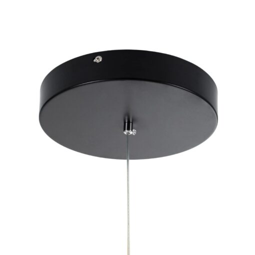 kelvo® KIBOO KLV-101-0261 Κρεμαστό Φωτιστικό Οροφής LED 36W 3600lm 360° AC 220-240V IP20 Ρυθμιζόμενο Λευκό CCT με Χειριστήριο από 2700K έως 6000K Dimmable – Lumileds SMD Chip – Μαύρο Ματ – Μ40 x Π40 x Υ40cm – 3 Χρόνια Εγγύηση
