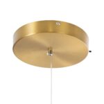 kelvo® KIBOO KLV-101-0262 Κρεμαστό Φωτιστικό Οροφής LED 36W 3600lm 360° AC 220-240V IP20 Ρυθμιζόμενο Λευκό CCT με Χειριστήριο από 2700K έως 6000K Dimmable – Lumileds SMD Chip – Χρυσό Πλατίνα – Μ40 x Π40 x Υ40cm – 3 Χρόνια Εγγύηση