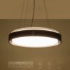 kelvo® BARCHETTA KLV-101-0265 Κρεμαστό Φωτιστικό Οροφής LED 72W 7200lm 120° AC 220-240V IP20 Ρυθμιζόμενο Λευκό CCT με Χειριστήριο από 2700K έως 6000K Dimmable – Lumileds SMD Chip – Μαύρο Ματ – Μ48 x Π48 x Υ8.2cm – 3 Χρόνια Εγγύηση