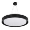 kelvo® BARCHETTA KLV-101-0265 Κρεμαστό Φωτιστικό Οροφής LED 72W 7200lm 120° AC 220-240V IP20 Ρυθμιζόμενο Λευκό CCT με Χειριστήριο από 2700K έως 6000K Dimmable – Lumileds SMD Chip – Μαύρο Ματ – Μ48 x Π48 x Υ8.2cm – 3 Χρόνια Εγγύηση
