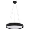 kelvo® BARCHETTA KLV-101-0265 Κρεμαστό Φωτιστικό Οροφής LED 72W 7200lm 120° AC 220-240V IP20 Ρυθμιζόμενο Λευκό CCT με Χειριστήριο από 2700K έως 6000K Dimmable – Lumileds SMD Chip – Μαύρο Ματ – Μ48 x Π48 x Υ8.2cm – 3 Χρόνια Εγγύηση