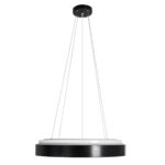 kelvo® BARCHETTA KLV-101-0265 Κρεμαστό Φωτιστικό Οροφής LED 72W 7200lm 120° AC 220-240V IP20 Ρυθμιζόμενο Λευκό CCT με Χειριστήριο από 2700K έως 6000K Dimmable – Lumileds SMD Chip – Μαύρο Ματ – Μ48 x Π48 x Υ8.2cm – 3 Χρόνια Εγγύηση