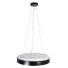 kelvo® BARCHETTA KLV-101-0265 Κρεμαστό Φωτιστικό Οροφής LED 72W 7200lm 120° AC 220-240V IP20 Ρυθμιζόμενο Λευκό CCT με Χειριστήριο από 2700K έως 6000K Dimmable – Lumileds SMD Chip – Μαύρο Ματ – Μ48 x Π48 x Υ8.2cm – 3 Χρόνια Εγγύηση