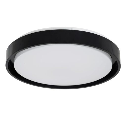 kelvo® BARCHETTA KLV-101-0265 Κρεμαστό Φωτιστικό Οροφής LED 72W 7200lm 120° AC 220-240V IP20 Ρυθμιζόμενο Λευκό CCT με Χειριστήριο από 2700K έως 6000K Dimmable – Lumileds SMD Chip – Μαύρο Ματ – Μ48 x Π48 x Υ8.2cm – 3 Χρόνια Εγγύηση