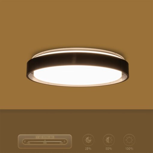 kelvo® BARCHETTA KLV-101-0265-V2 Φωτιστικό Οροφής LED 72W 7200lm 120° AC 220-240V IP20 Ρυθμιζόμενο Λευκό CCT με Χειριστήριο από 2700K έως 6000K Dimmable – Lumileds SMD Chip – Μαύρο Ματ – Μ48 x Π48 x Υ8.2cm – 3 Χρόνια Εγγύηση