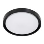 kelvo® BARCHETTA KLV-101-0265-V2 Φωτιστικό Οροφής LED 72W 7200lm 120° AC 220-240V IP20 Ρυθμιζόμενο Λευκό CCT με Χειριστήριο από 2700K έως 6000K Dimmable – Lumileds SMD Chip – Μαύρο Ματ – Μ48 x Π48 x Υ8.2cm – 3 Χρόνια Εγγύηση