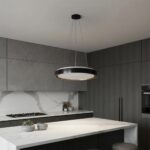 kelvo® BARCHETTA KLV-101-0266 Κρεμαστό Φωτιστικό Οροφής LED 72W 7200lm 120° AC 220-240V IP20 Ρυθμιζόμενο Λευκό CCT με Χειριστήριο από 2700K έως 6000K Dimmable – Lumileds SMD Chip – Μαύρο & Σαμπανιζέ Χρυσό Ματ – Μ48 x Π48 x Υ8.2cm – 3 Χρόνια Εγγύηση