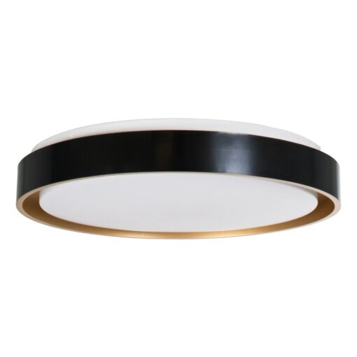 kelvo® BARCHETTA KLV-101-0266 Κρεμαστό Φωτιστικό Οροφής LED 72W 7200lm 120° AC 220-240V IP20 Ρυθμιζόμενο Λευκό CCT με Χειριστήριο από 2700K έως 6000K Dimmable – Lumileds SMD Chip – Μαύρο & Σαμπανιζέ Χρυσό Ματ – Μ48 x Π48 x Υ8.2cm – 3 Χρόνια Εγγύηση