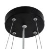 kelvo® BARCHETTA KLV-101-0266 Κρεμαστό Φωτιστικό Οροφής LED 72W 7200lm 120° AC 220-240V IP20 Ρυθμιζόμενο Λευκό CCT με Χειριστήριο από 2700K έως 6000K Dimmable – Lumileds SMD Chip – Μαύρο & Σαμπανιζέ Χρυσό Ματ – Μ48 x Π48 x Υ8.2cm – 3 Χρόνια Εγγύηση