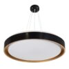 kelvo® BARCHETTA KLV-101-0266 Κρεμαστό Φωτιστικό Οροφής LED 72W 7200lm 120° AC 220-240V IP20 Ρυθμιζόμενο Λευκό CCT με Χειριστήριο από 2700K έως 6000K Dimmable – Lumileds SMD Chip – Μαύρο & Σαμπανιζέ Χρυσό Ματ – Μ48 x Π48 x Υ8.2cm – 3 Χρόνια Εγγύηση
