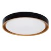 kelvo® BARCHETTA KLV-101-0266 Κρεμαστό Φωτιστικό Οροφής LED 72W 7200lm 120° AC 220-240V IP20 Ρυθμιζόμενο Λευκό CCT με Χειριστήριο από 2700K έως 6000K Dimmable – Lumileds SMD Chip – Μαύρο & Σαμπανιζέ Χρυσό Ματ – Μ48 x Π48 x Υ8.2cm – 3 Χρόνια Εγγύηση