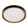 kelvo® BARCHETTA KLV-101-0266 Κρεμαστό Φωτιστικό Οροφής LED 72W 7200lm 120° AC 220-240V IP20 Ρυθμιζόμενο Λευκό CCT με Χειριστήριο από 2700K έως 6000K Dimmable – Lumileds SMD Chip – Μαύρο & Σαμπανιζέ Χρυσό Ματ – Μ48 x Π48 x Υ8.2cm – 3 Χρόνια Εγγύηση