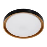 kelvo® BARCHETTA KLV-101-0266 Κρεμαστό Φωτιστικό Οροφής LED 72W 7200lm 120° AC 220-240V IP20 Ρυθμιζόμενο Λευκό CCT με Χειριστήριο από 2700K έως 6000K Dimmable – Lumileds SMD Chip – Μαύρο & Σαμπανιζέ Χρυσό Ματ – Μ48 x Π48 x Υ8.2cm – 3 Χρόνια Εγγύηση
