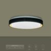 kelvo® BARCHETTA KLV-101-0266-V2 Φωτιστικό Οροφής LED 72W 7200lm 120° AC 220-240V IP20 Ρυθμιζόμενο Λευκό CCT με Χειριστήριο από 2700K έως 6000K Dimmable – Lumileds SMD Chip – Μαύρο & Σαμπανιζέ Χρυσό Ματ – Μ48 x Π48 x Υ8.2cm – 3 Χρόνια Εγγύηση
