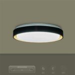 kelvo® BARCHETTA KLV-101-0266-V2 Φωτιστικό Οροφής LED 72W 7200lm 120° AC 220-240V IP20 Ρυθμιζόμενο Λευκό CCT με Χειριστήριο από 2700K έως 6000K Dimmable – Lumileds SMD Chip – Μαύρο & Σαμπανιζέ Χρυσό Ματ – Μ48 x Π48 x Υ8.2cm – 3 Χρόνια Εγγύηση
